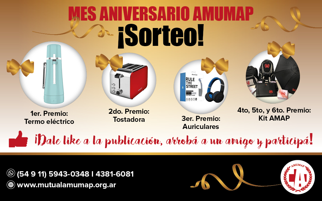 FINALIZADO SORTEO ANIVERSARIO DE AMUMAP