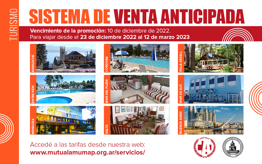 Finalizado Turismo 2023 – Sistema de Venta Anticipada